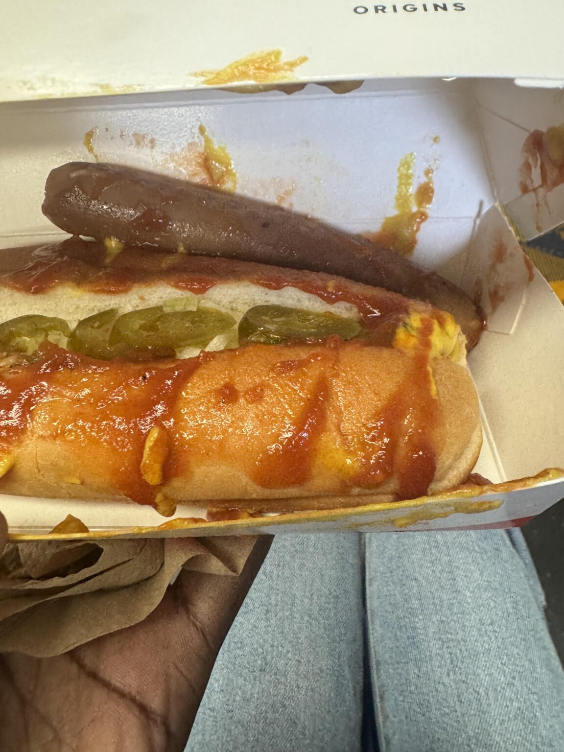Wanted a quick bite while stuck at flinders, opted for lord of the fries and this is what I got when I opened the box. Did they fall off?