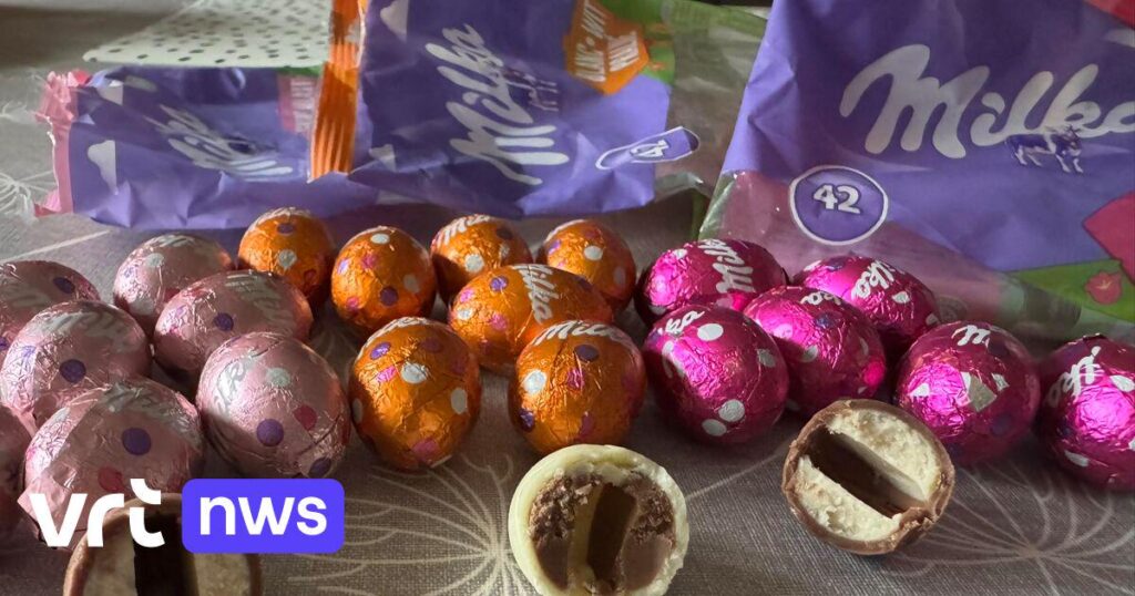 "Change in production process": Milka's Easter eggs suddenly appear to no longer be completely filled