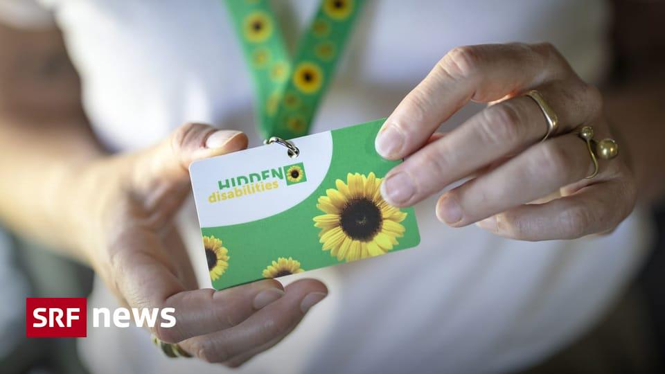Inclusion in rail travel - SBB now offers sunflower ribbons throughout Switzerland
