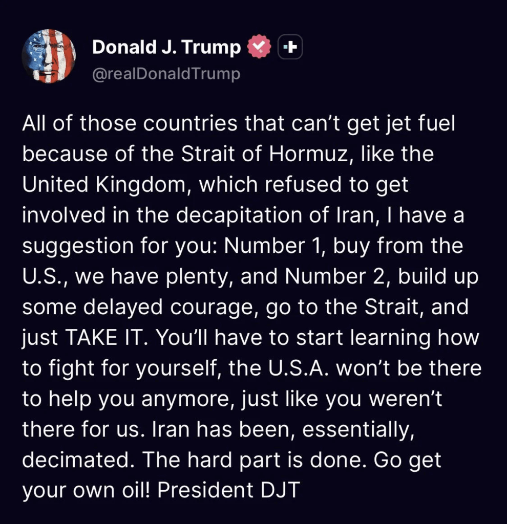 He steps in the shit himself, then shouts "Wipe my ass". How serious will the coming financial and energy crisis be?