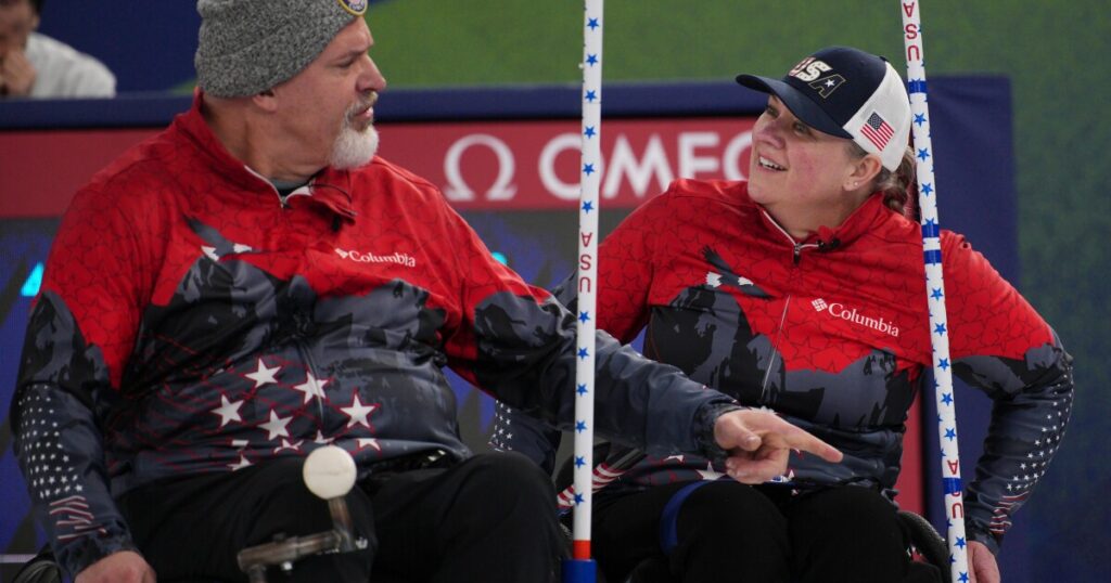 U.S. wheelchair curling mixed doubles team loses to Latvia in battle for bronze U.S. wheelchair curling mixed doubles team loses to Latvia in battle for bronze