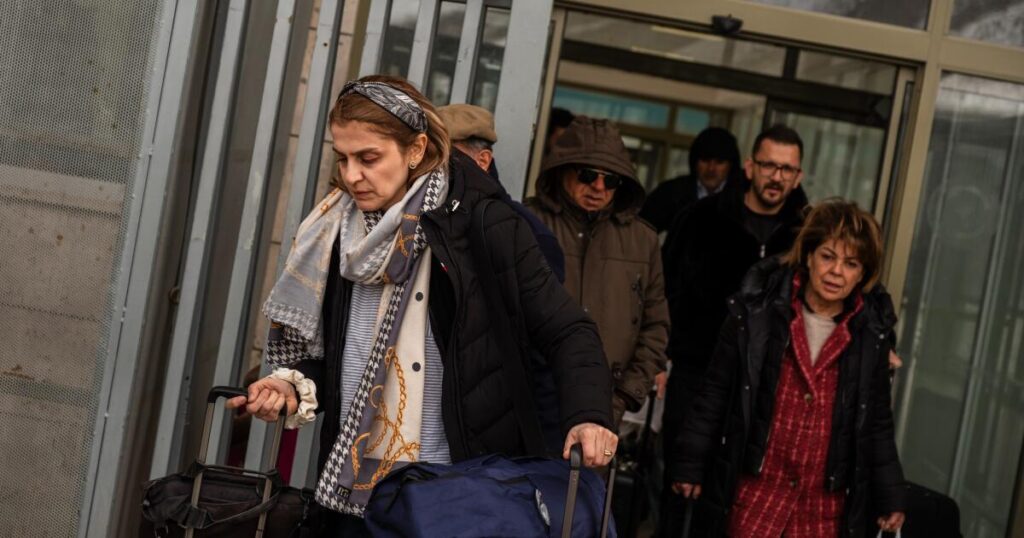 Iran's border with Turkey offers a way out, but few are leaving for good