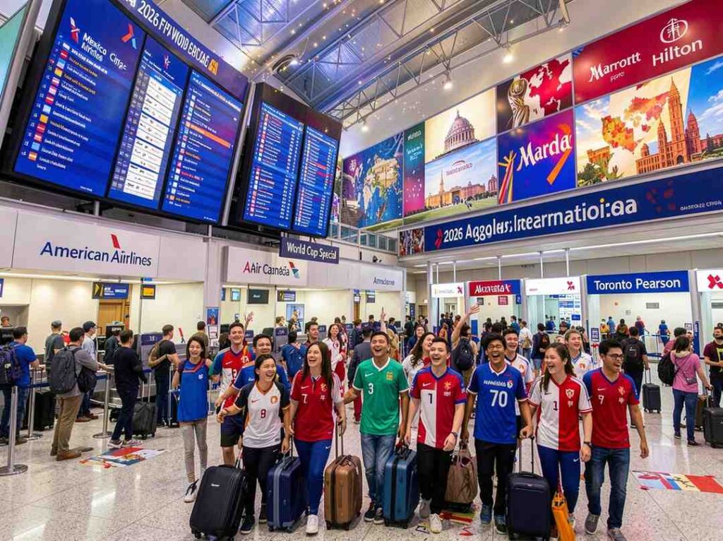 United States, Mexico, Canada & United Kingdom Airlines Like American, Aeroméxico & Air Canada, Are Selling Out Flights as World Cup Hotels Surge—Here’s Why Travel Demand Is Exploding The 2026 fifa world cup is set to make history as it spans across three north american countries—united states, mexico, and canada—turning them into a global hub for tourism and excitement. Airlines such as american airlines, aeroméxico, and air canada are already witnessing a surge in bookings,