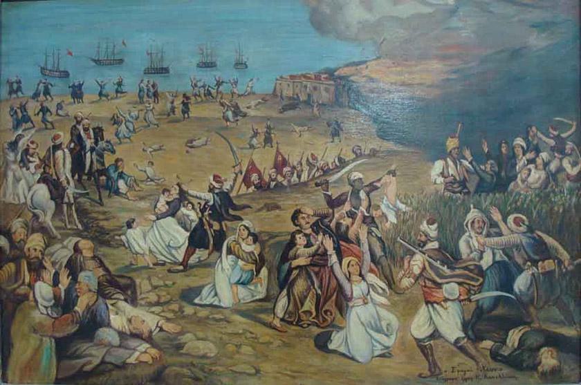 The Massacre of Chios on March 30, 1822: Blood flows on the island, slave markets fill up