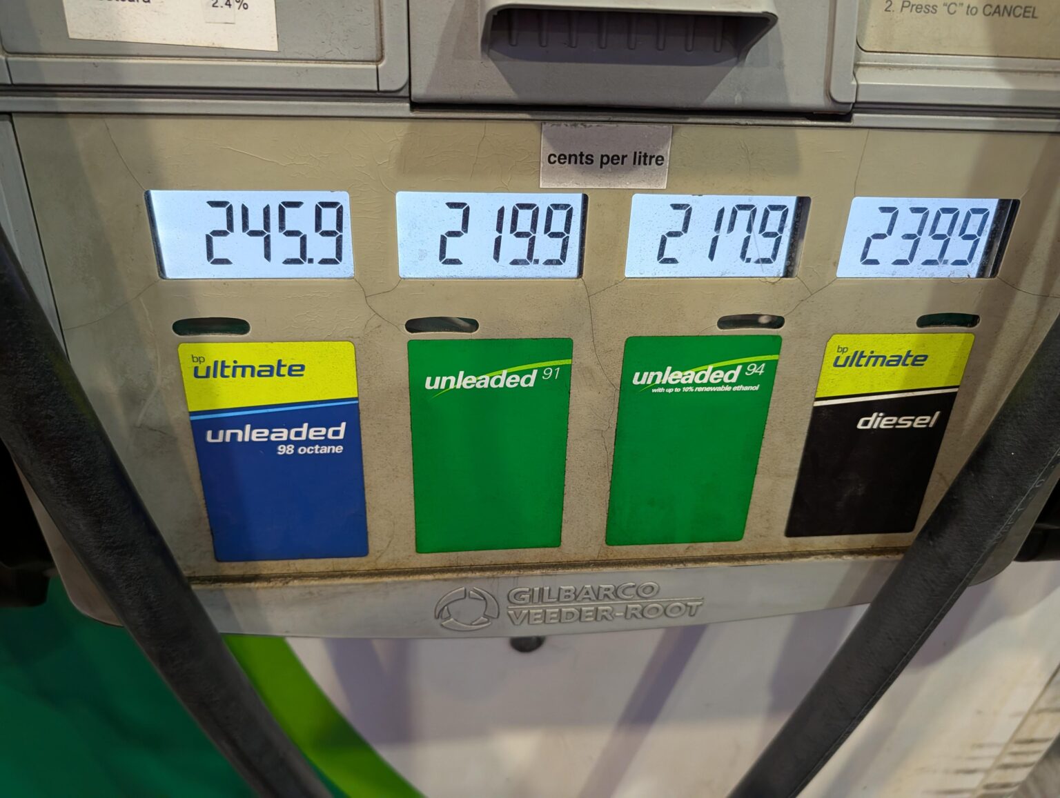 What a world we live in. 94 cheaper than 91, I didn't fight it, Iran with it.
