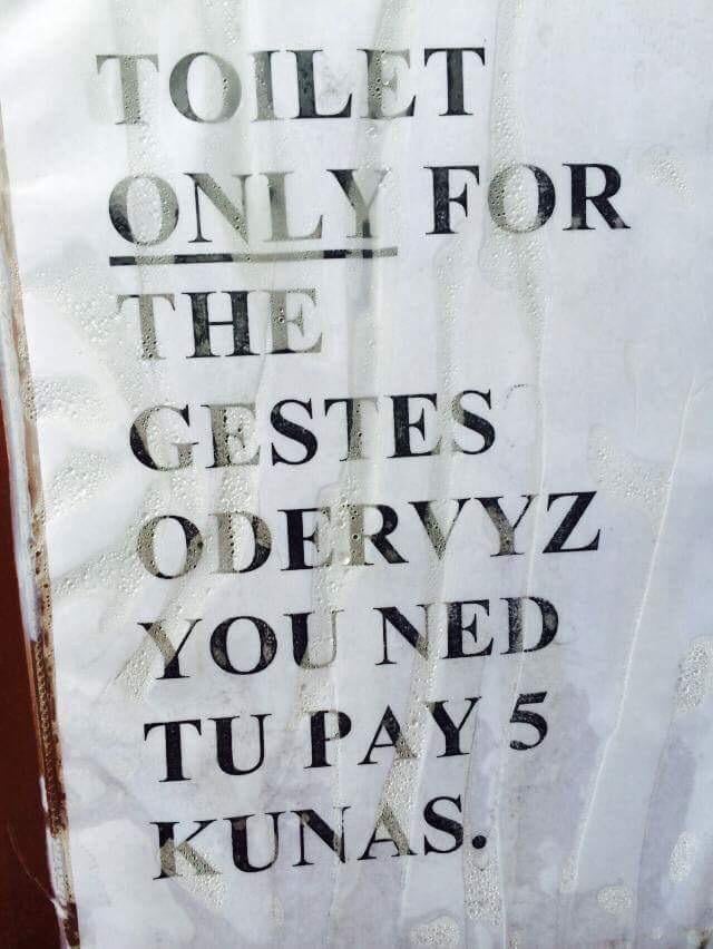 Only for the gestes