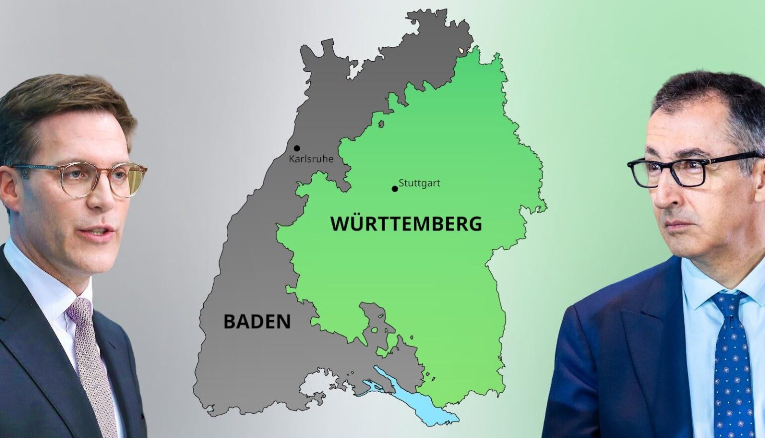 Compromise: Baden and Württemberg split up again so that Hagel and Özdemir can be prime minister at the same time