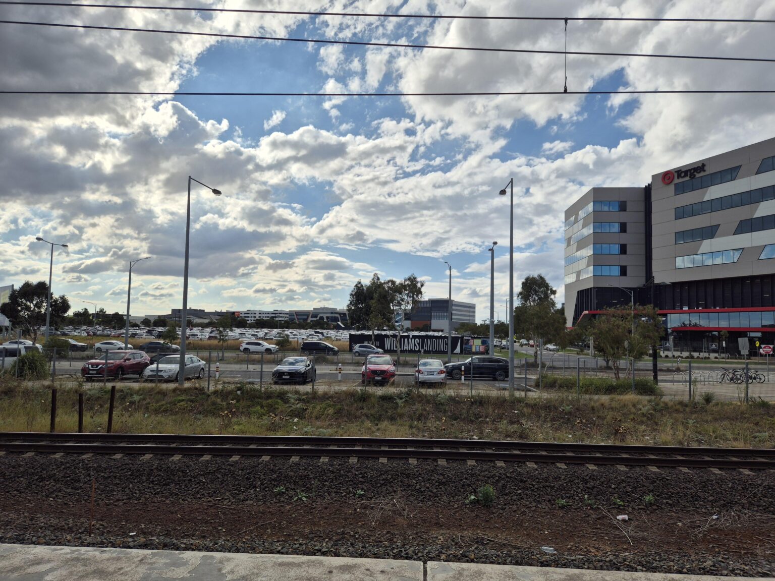 Williams Landing is pretty much a car park and 6 massive builings
