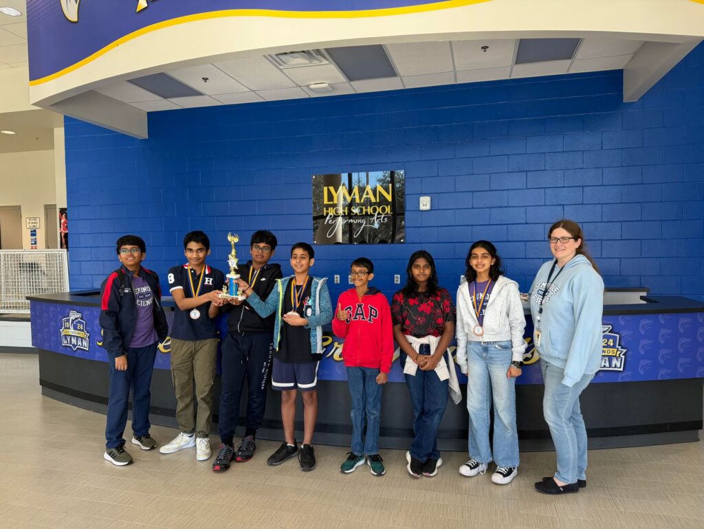 Seminole Science Algebra Team Secures First-Place Victory at Regional Competition