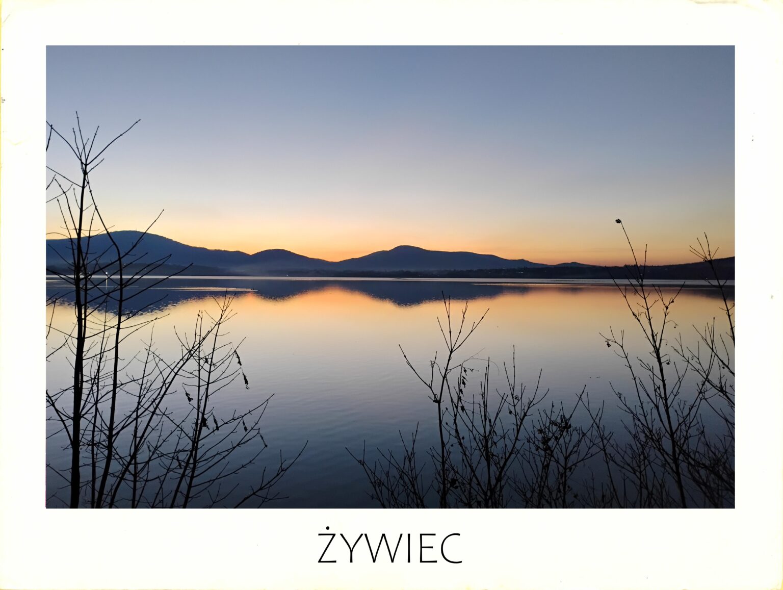 Żywiec in postcard.