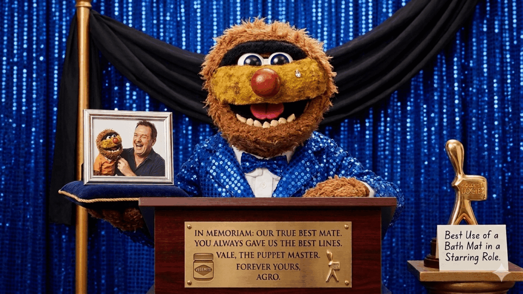 A tribute to the man who proved a bath mat could win 7 Logies. Rest easy, Jamie.