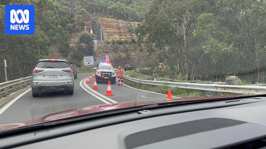 Great Western Highway shuts in both directions due to defect at Victoria Pass convict bridge
