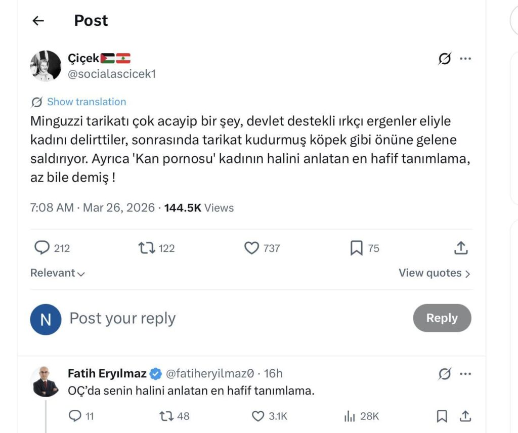 Why are some Turkish leftists so hostile to Minguzzi and his mother? Why do they hate a murdered innocent child so much?