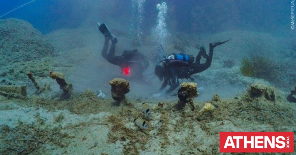 New find in the wreck of the "Mentor" - Marble fragment possibly from the sculptural decoration of the Parthenon | Athens Voice