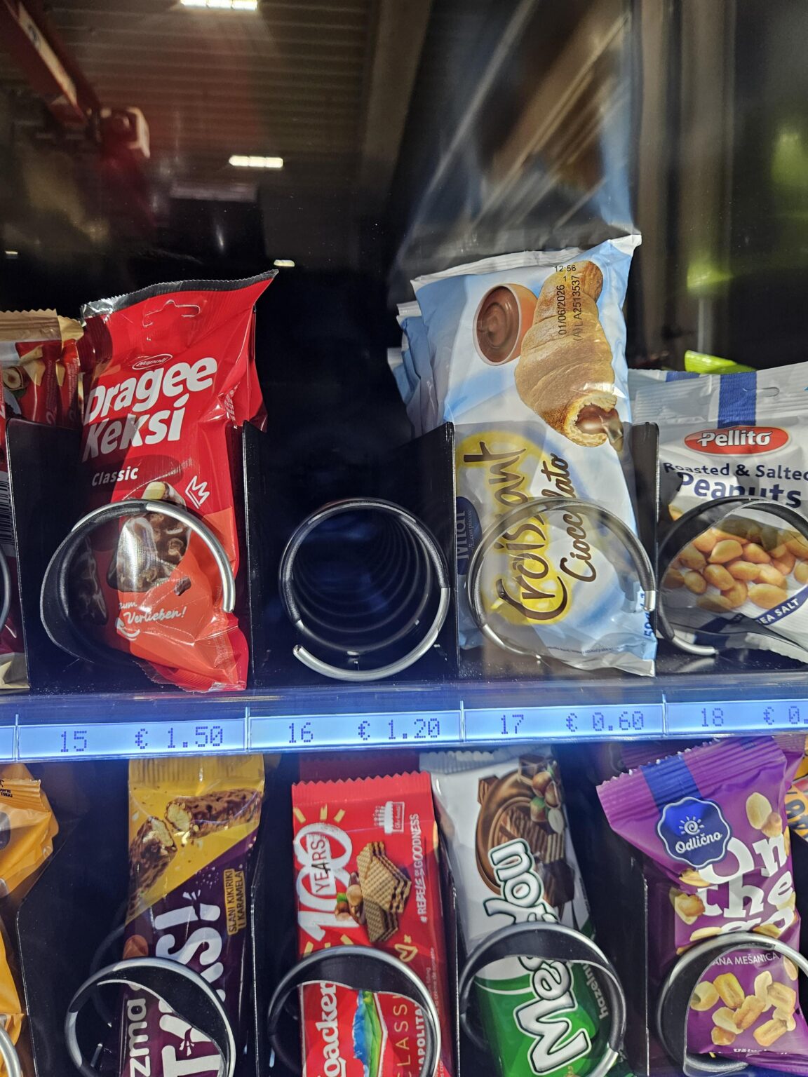 You're panicking because you've been out of oil for a few hours and I haven't had a Kinder Crispy for a week!