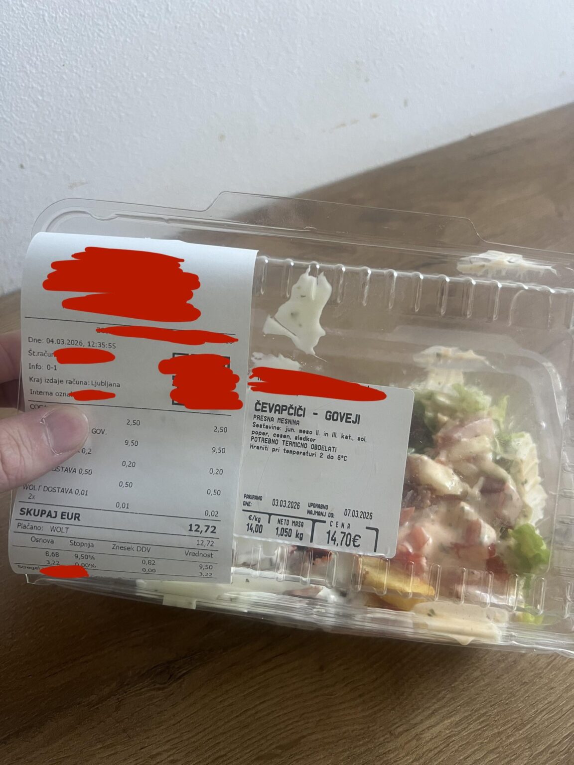 Your worst experience with Wolt/Restaurants?