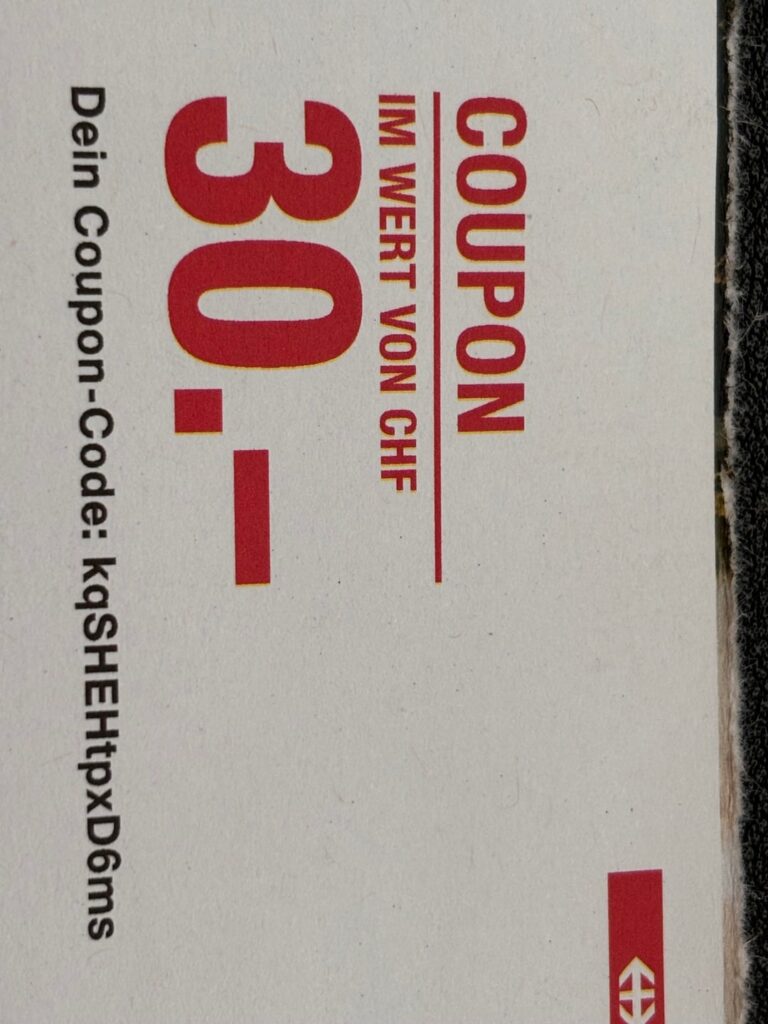 Coupon Halbtax