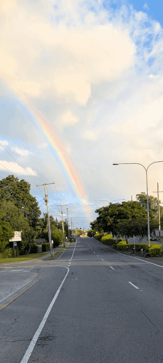 Morning Brisbane, here's another rainbow