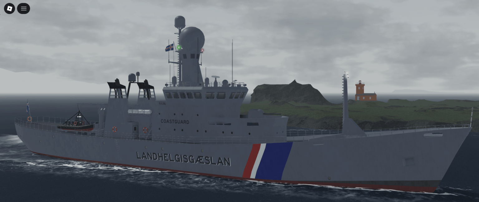 The guard ship Ægir I made for my ROBLOX RP community