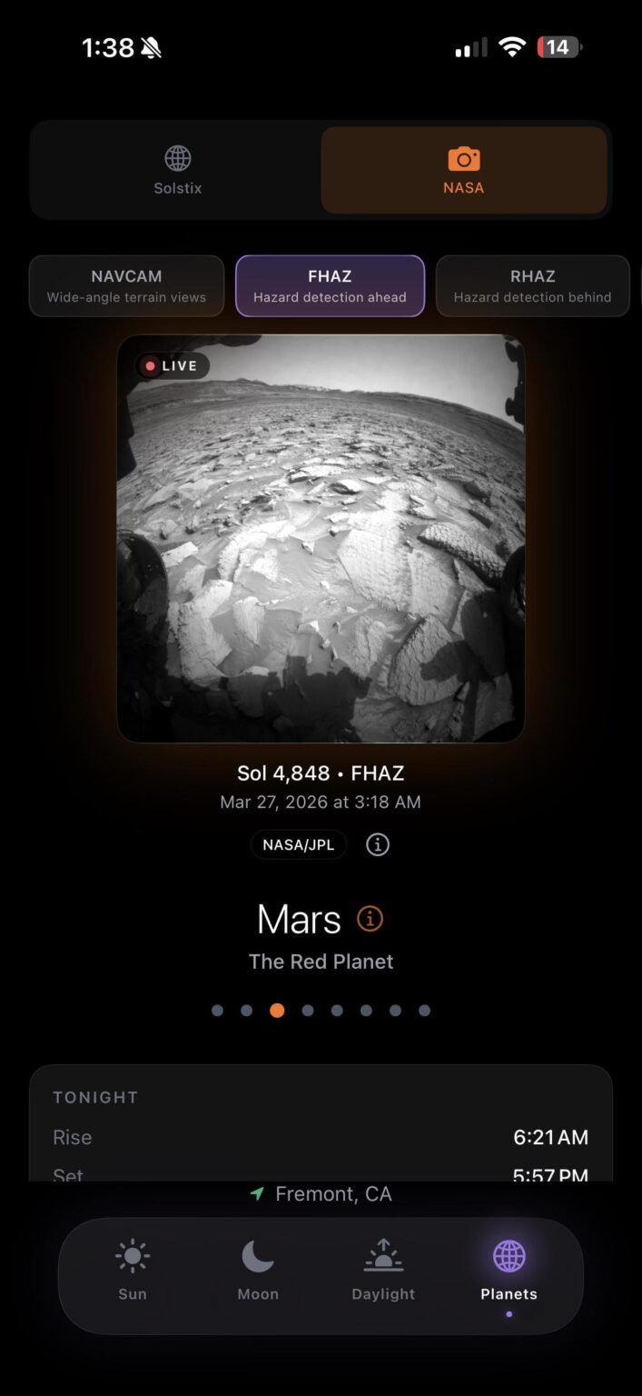 Long post: Built a completely free iOS app that lets you explore every planet with live Mars rover cameras and NASA mission archives