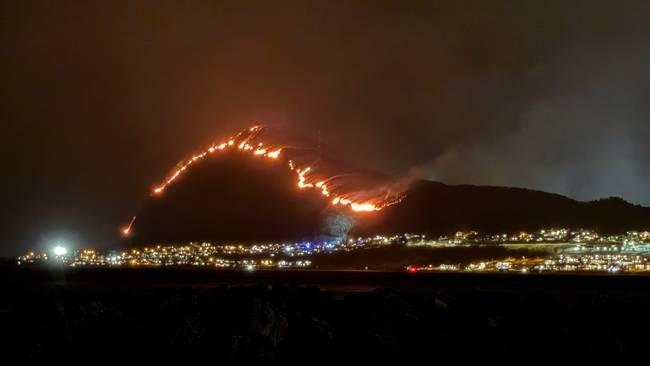 Forest fire in Aalesund