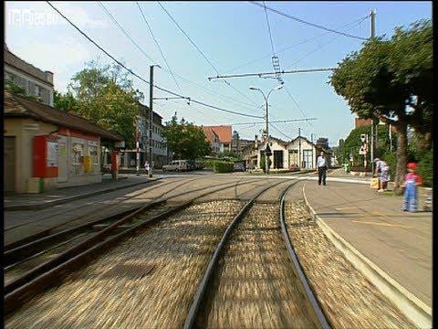Longest tram line in Switzerland - tracking shot on BLT line 10 (1993)
