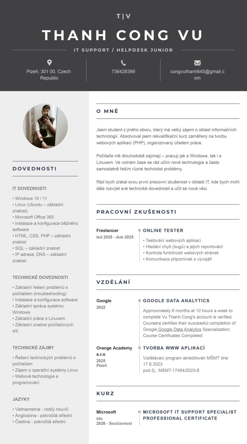 IT support for students from other fields