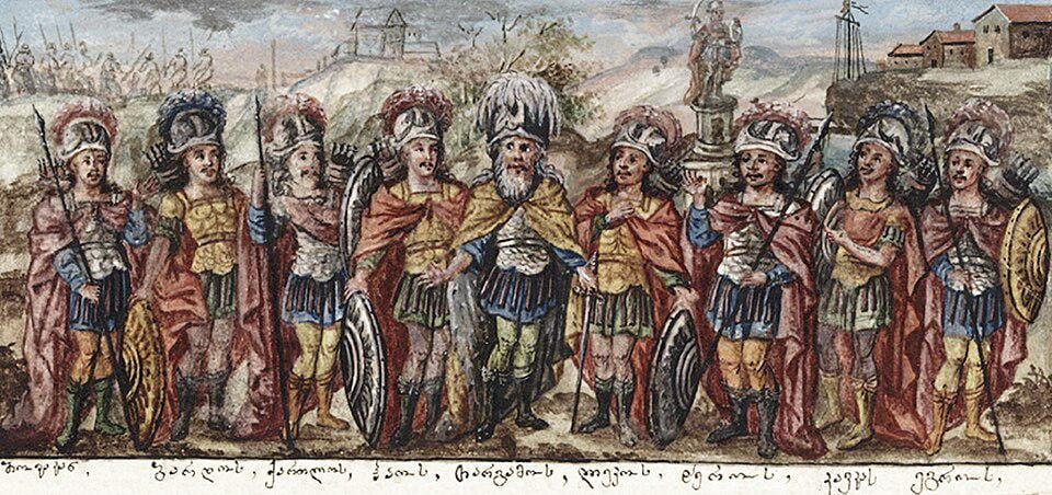 Story of Kartlos, and the ancestors of the Caucasians