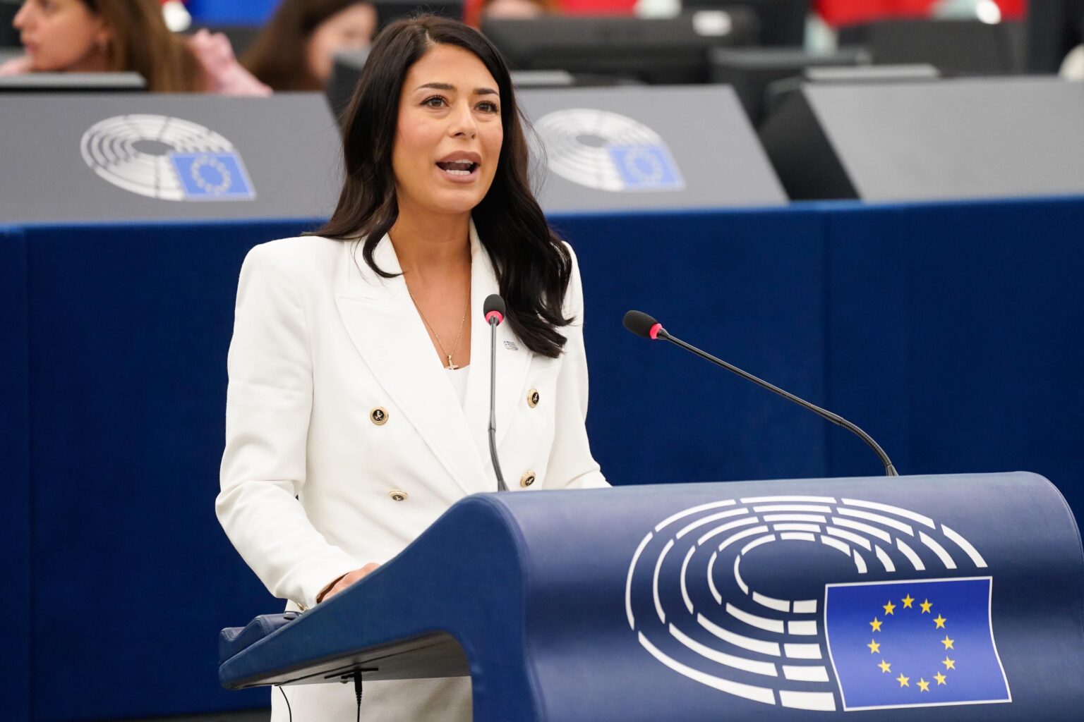 European parliament member Afroditi Latinopoulou said that she thinks Recep Tayyip Erdoğan is a half-witted dictator and Türkiye is a pimp-state (banana republic)