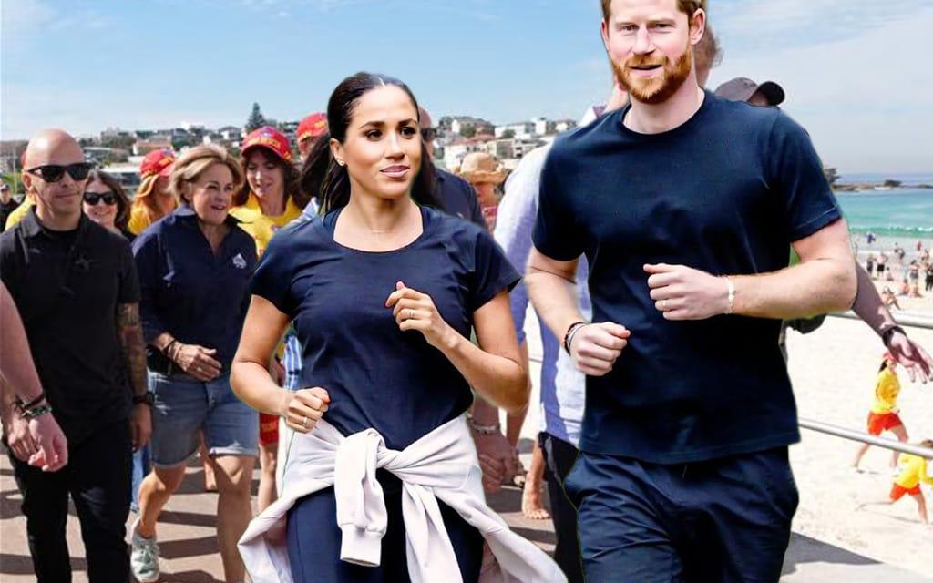 Harry And Meghan Already Part Of A Run Club 15 Minutes After Arriving In Bondi