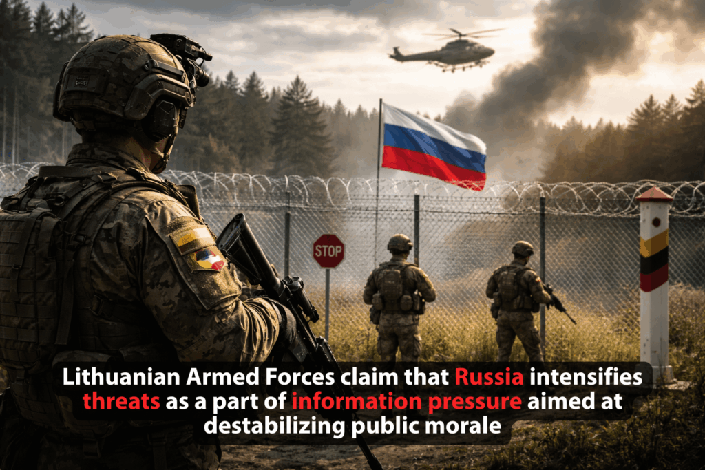 Lithuania’s armed forces refuted Russia’s recent threats, labeling them as psychological tactics aimed at destabilizing public morale. The military stressed the importance of vigilance and resilience against such destabilizing efforts targeting the Baltic nations. Lithuania’s armed forces refuted Russia’s recent threats, labeling them as psychological tactics aimed at destabilizing public morale. The military stressed the importance of vigilance and resilience against such destabilizing efforts targeting the Baltic nations.