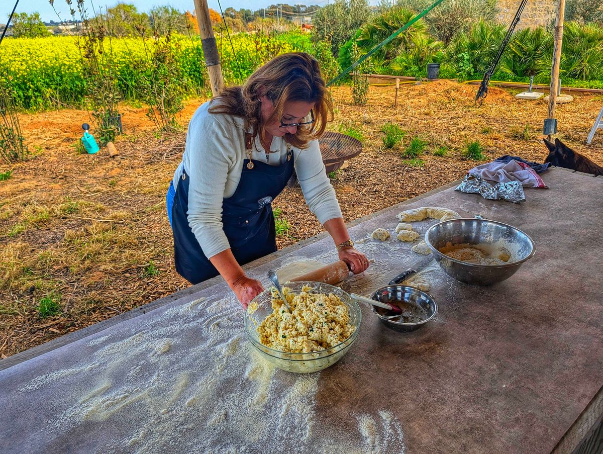 Charlotte Sammut from Ta' Cicivetta demonstrates ravioli-making