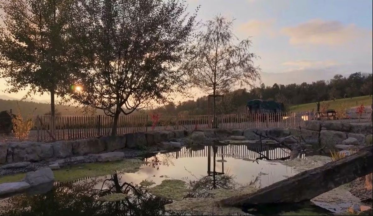 The countryside around the clinic