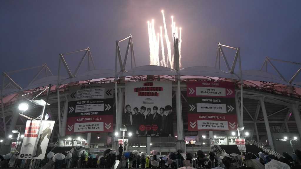 BTS opens world tour in South Korea after hiatus for military service
