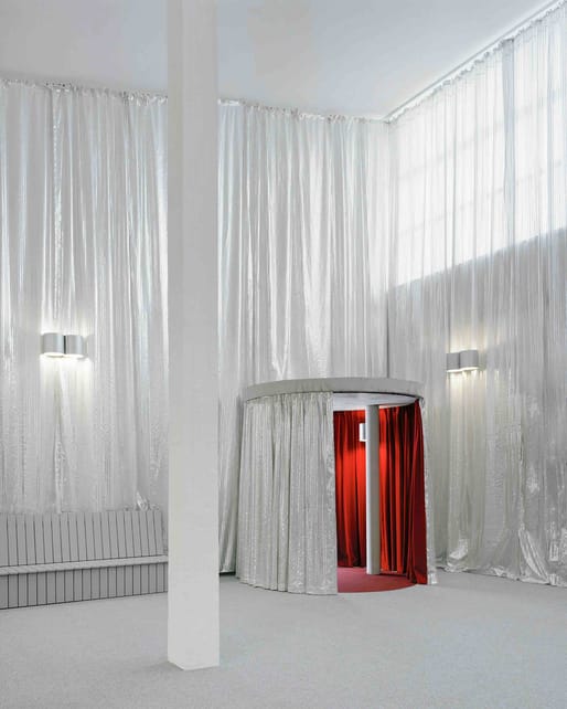 Temporary Spaces for the Slovenian National Theatre Drama. Image credit: Maxime Delvaux