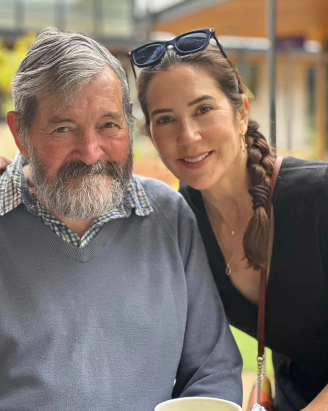 Queen Mary of Denmark and her father John Dalgleish Donaldson