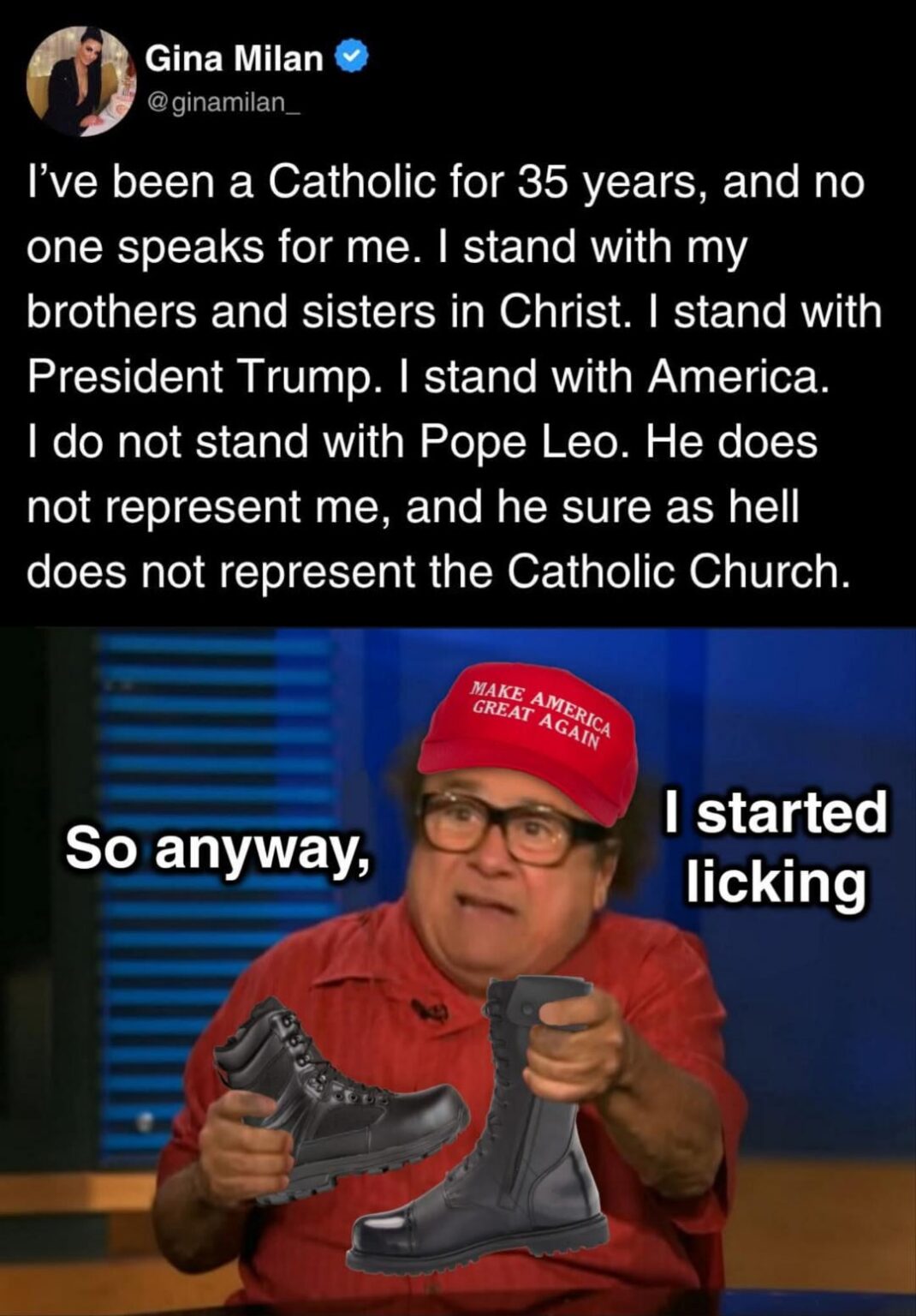 "I worship a new Orange God now."