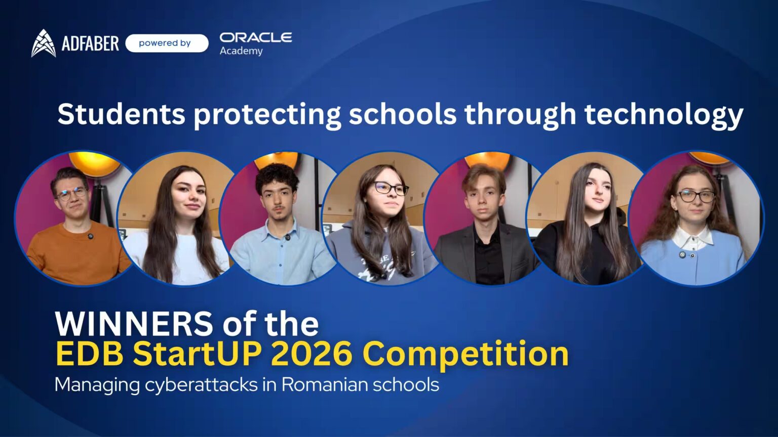 Oracle Academy congratulates the winners of the EDB StartUP 2026 National Competition, Romania