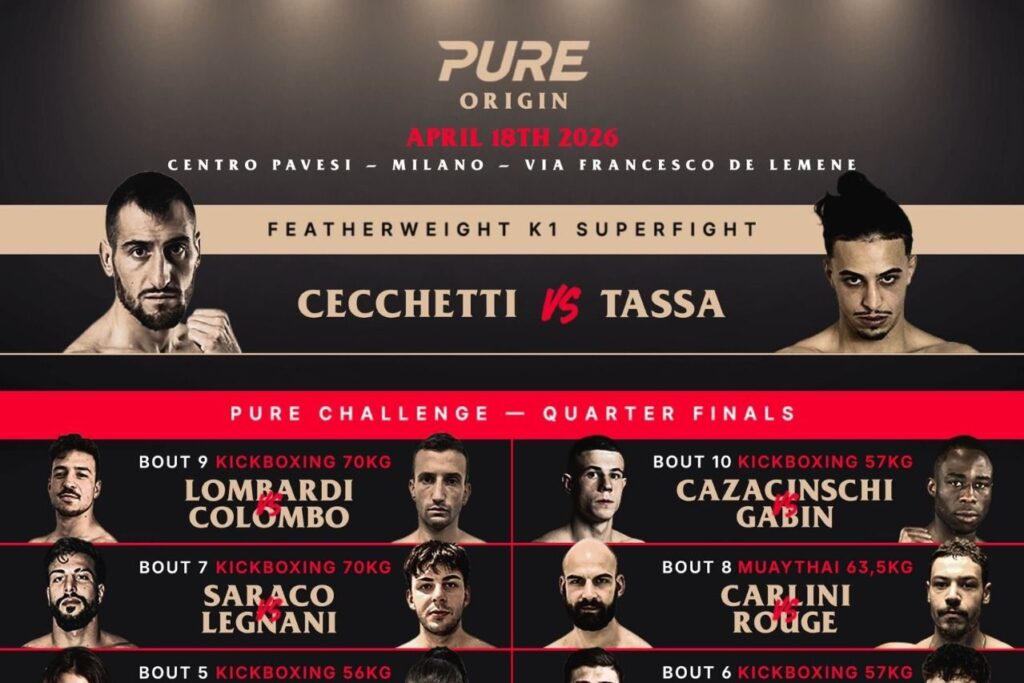 PURE: A New, Ambitious Kickboxing and Muay Thai Promotion From Italy