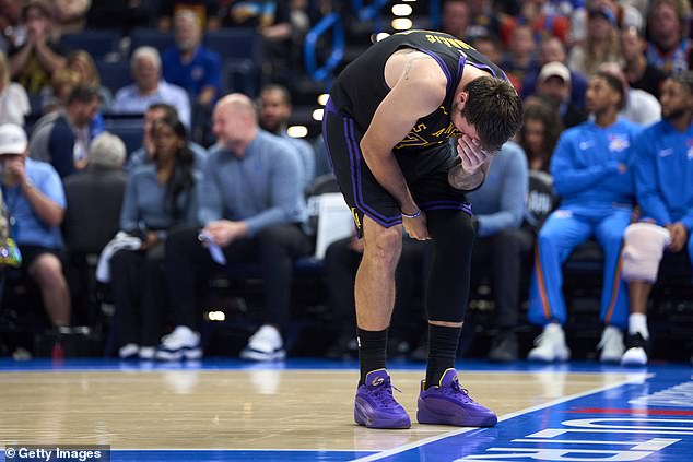 Doncic suffered a Grade 2 strain in his left hamstring that will see him miss the playoffs