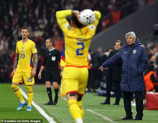 Less than a fortnight ago, Lucescu took charge of Romania's World Cup play-off loss vs Turkey