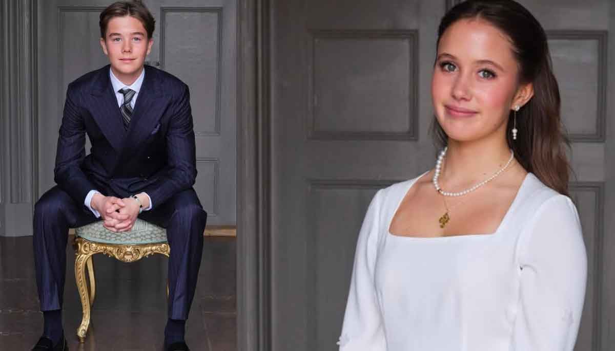 Denmark's royal twins Prince Vincent and Princess Josephine receive confirmation
