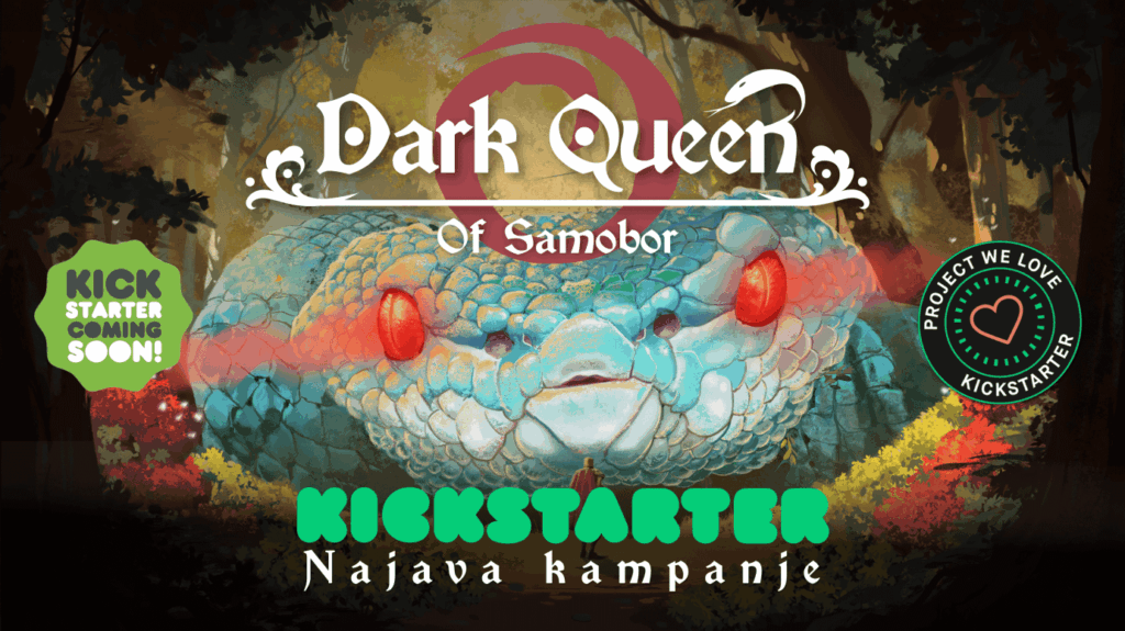 We have announced a crowdfunding campaign for the domestic video game Dark Queen of Samobor! Take a look and follow us :)