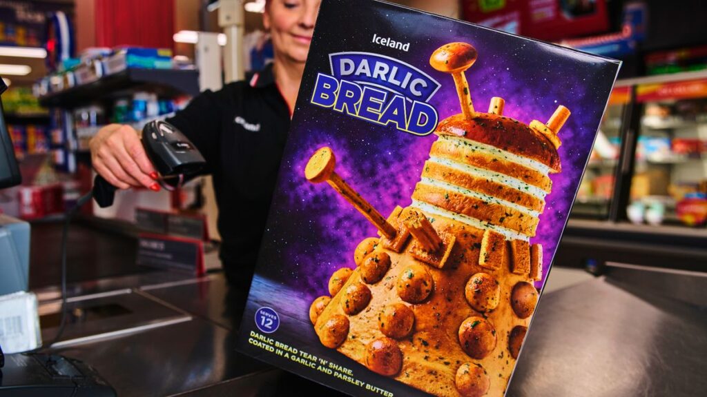 Iceland launches ‘Darlic Bread’ – garlic bread for Dr Who lovers to ‘exterminibble’ Daily Star
