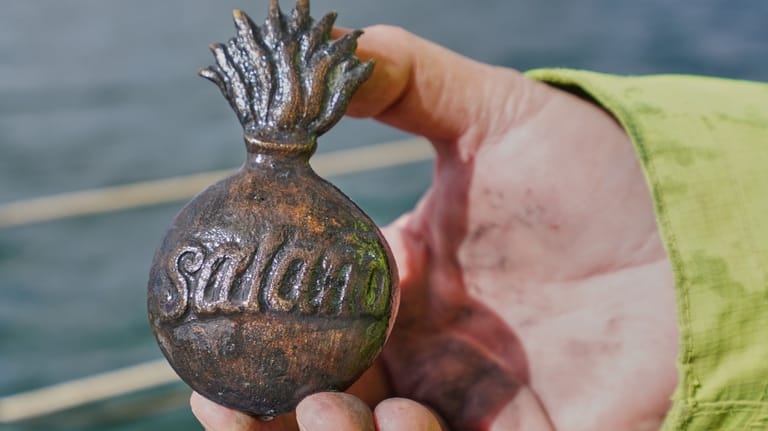 Morten Johansen, head of maritime archaeology at Denmark's Viking Ship...