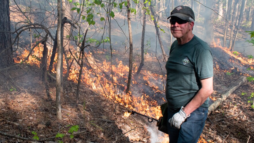 Jesse Wimberley, a fourth-generation burner, founded the Sandhills Prescribed Burn Association in 2015 to put fire back on the land.