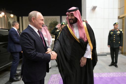 Russian president, Saudi crown prince push for increased efforts to end Middle East war
