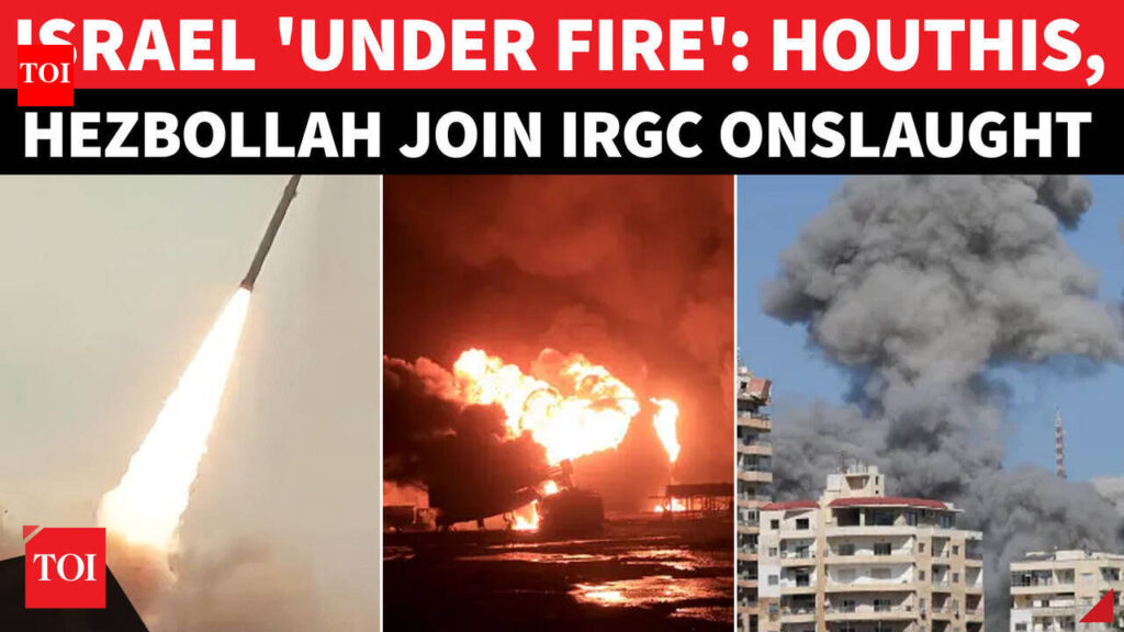 Iran Unleashes Massive Strike On Israel; Houthis, Hezbollah Join IRGC Strike Iran Unleashes Massive Strike On Israel; Houthis, Hezbollah Join IRGC Strike