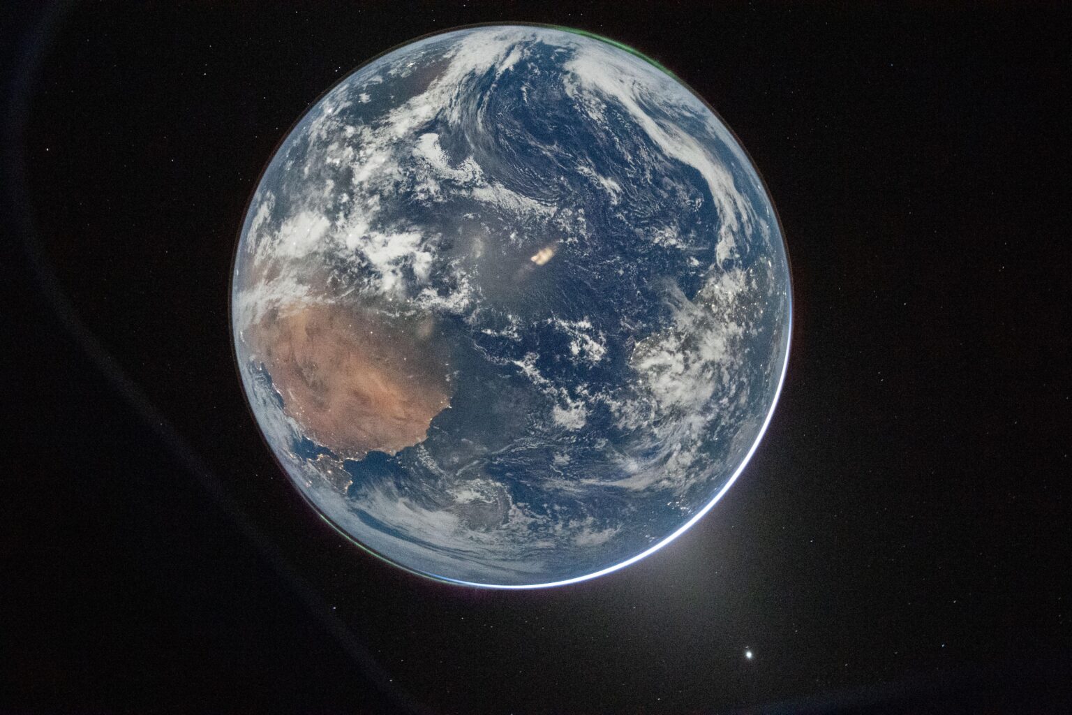 Planet Earth as seen from Artemis II