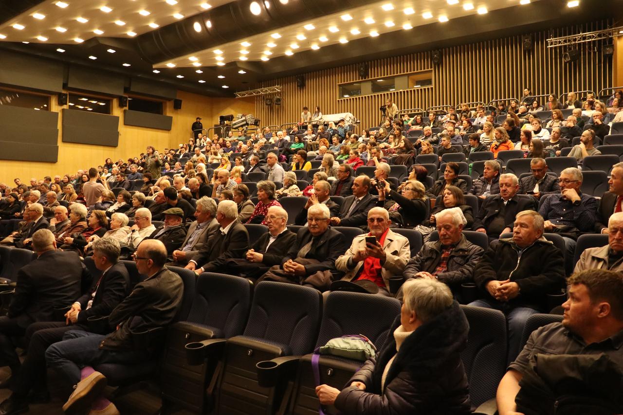 A view of the cinema hall filled with guests attending the premiere of “The Last Prisoners of Belene Labor Camp” in Sofia, Bulgaria, April 4, 2026. (AA Photo)